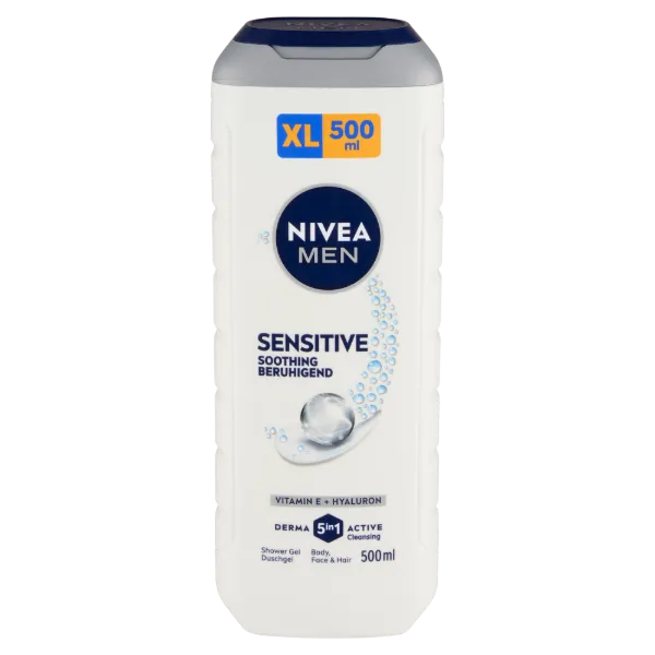 NIVEA MEN Sensitive tusfürdő tusoláshoz, arc- és hajmosáshoz 500 ml termékhez kapcsolódó kép
