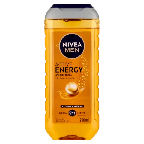 NIVEA MEN tusfürdő 250ml Active Energy termékhez kapcsolódó kép