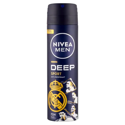 Nivea Men Deo spray 150 ml Deep Sport Real Madrid limitált kiadás termékhez kapcsolódó kép