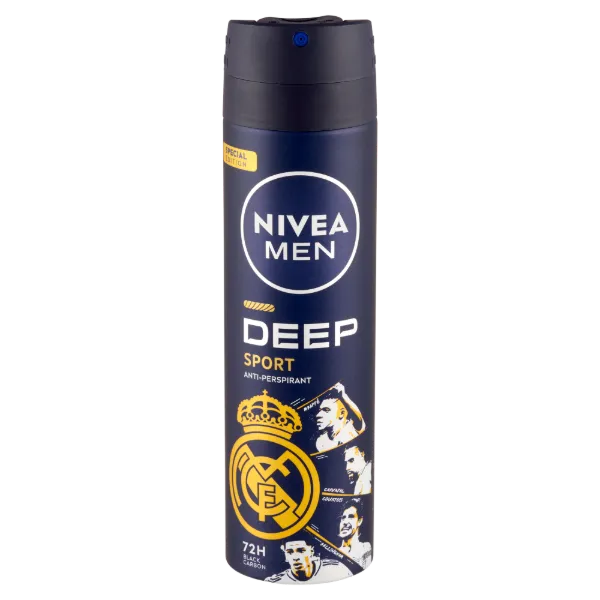 Nivea Men Deo spray 150 ml Deep Sport Real Madrid limitált kiadás termékhez kapcsolódó kép