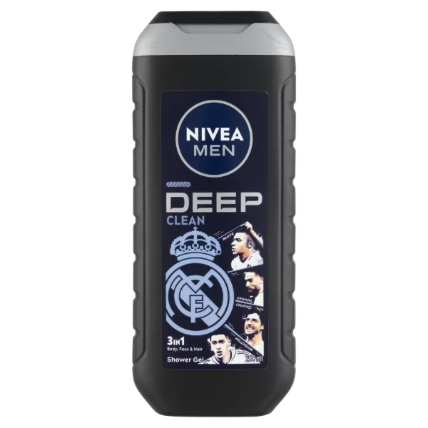 Nivea Men Tusfürdő 250 ml Deep Clean Real Madrid limitált kiadás termékhez kapcsolódó kép