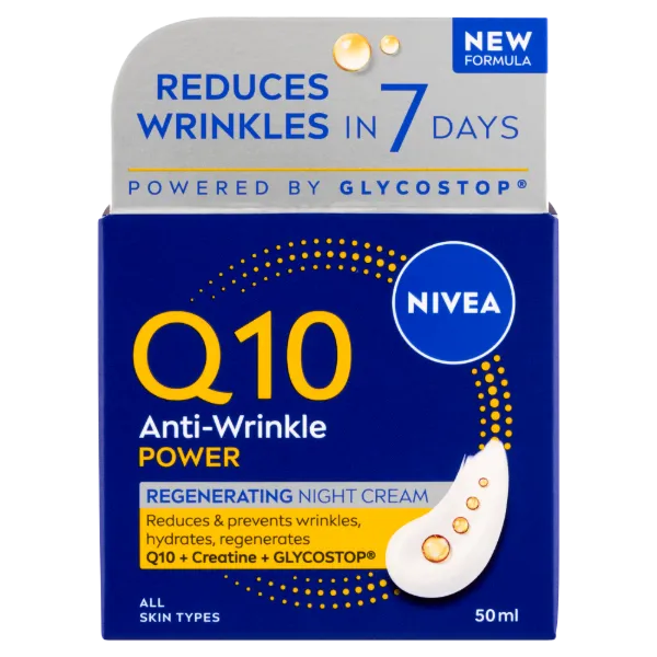 NIVEA Q10 Power 50ml Ránctalanító Éjszakai Arckrém termékhez kapcsolódó kép