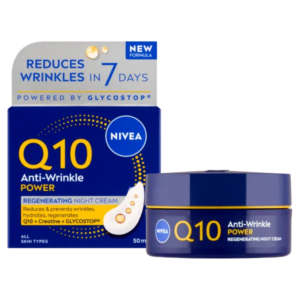 NIVEA Q10 Power 50ml Ránctalanító Éjszakai Arckrém termékhez kapcsolódó kép