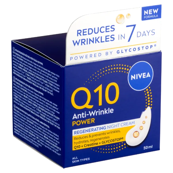 NIVEA Q10 Power 50ml Ránctalanító Éjszakai Arckrém termékhez kapcsolódó kép