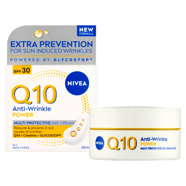 NIVEA Q10 Power 50ml Ránctalanító Nappali Arckrém SPF30 termékhez kapcsolódó kép