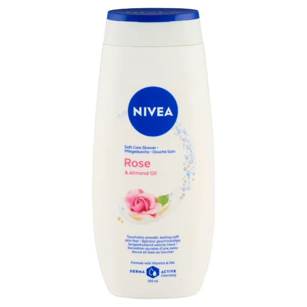 NIVEA krémtusfürdő 250ml Rose & Almond Oil termékhez kapcsolódó kép