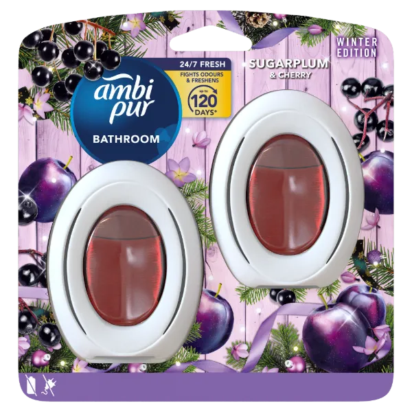 AmbiPur Bathroom Sugarplum&Cherry 2x8ml termékhez kapcsolódó kép