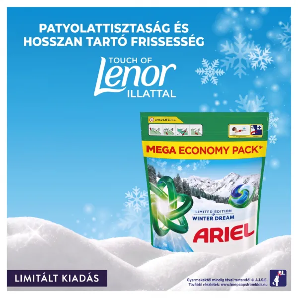 Ariel mosókapsz. Winter Dream limited 60 db termékhez kapcsolódó kép