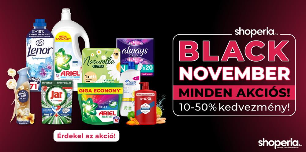 Shoperia.hu Black November P&G