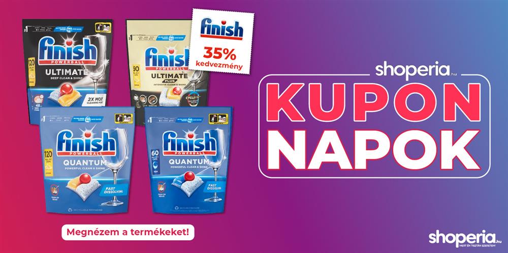 Shoperia.hu Kupon Napok Finsih