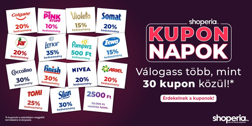 Shoperia.hu kupon napok